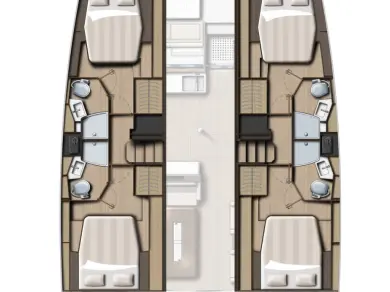 Hire Catamaran with or without skipper Bali Pirovac