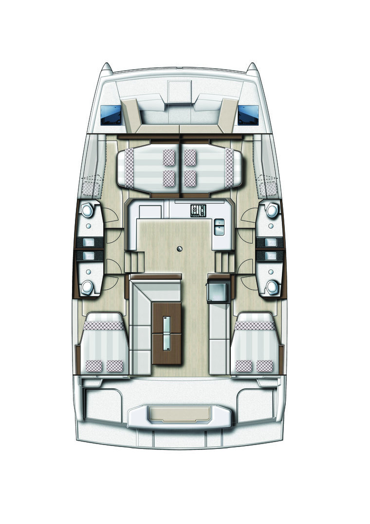 Yacht hire Pirovac cheap Bali Catspace Voile