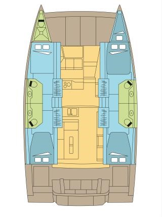 Hire Catamaran with or without skipper Bali Alimos