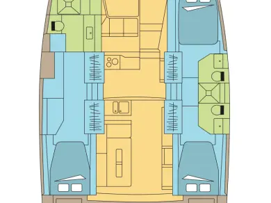 Bali Bali 4.2 charter bareboat or skippered in  Parham Town