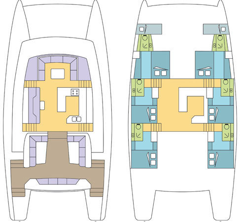 Hire Catamaran with or without skipper Dream 60 Seget Donji