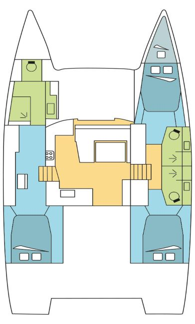 Charter a Fountaine Pajot Elba 45 in Seget Donji on Samboat