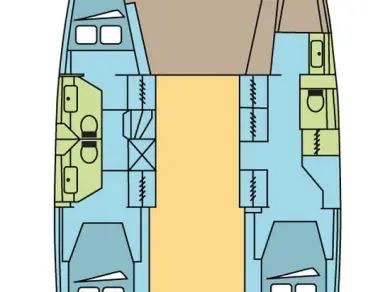Catamaran hire in Parham Town - Fountaine Pajot Isla 40