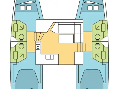 Yacht hire Zaton cheap Lucia 40