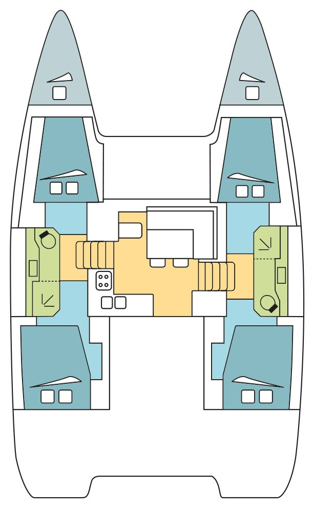 Hire Catamaran with or without skipper Lagoon Nassau
