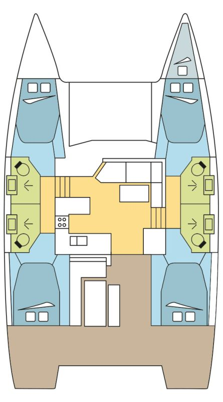 Hire a Lagoon Lagoon 42 Seget Donji