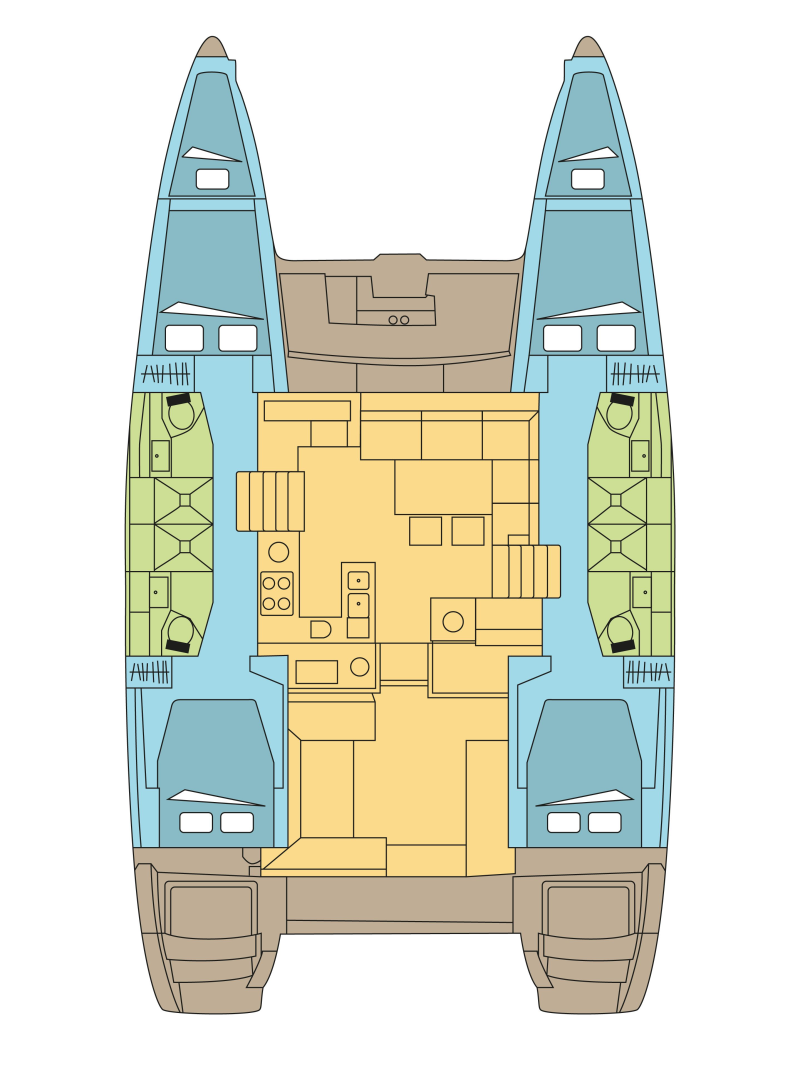 Yacht charter Le Marin - Lagoon Lagoon 450 on SamBoat