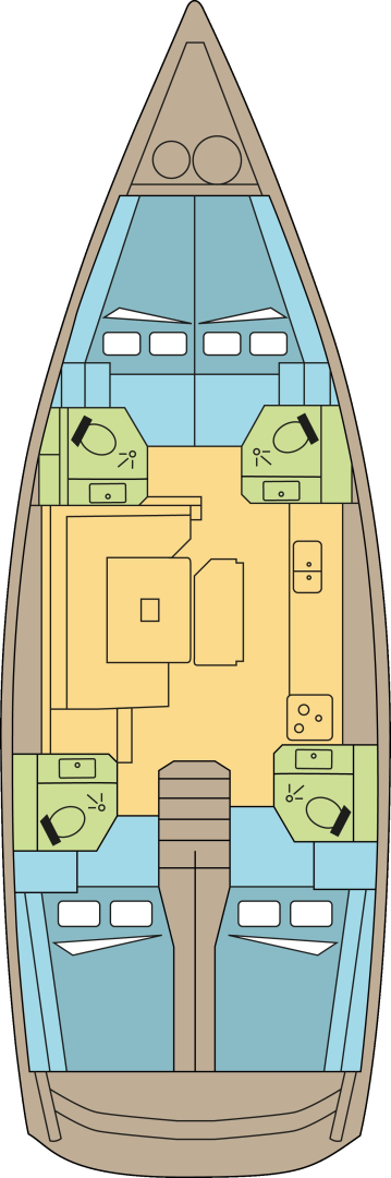 Yacht charter Alimos - Jeanneau Sun Odyssey 479 on SamBoat
