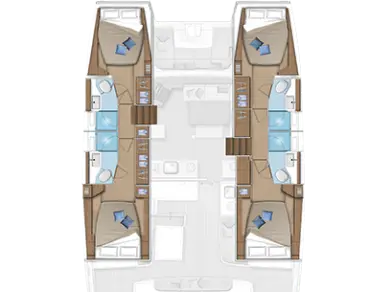 Catamaran hire in Alimos - Lagoon Lagoon 46