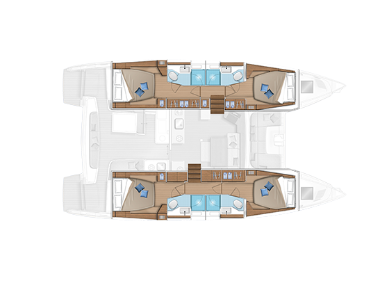 Yacht hire Alimos cheap Lagoon 46
