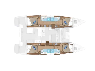 Yacht hire Alimos cheap Lagoon 46