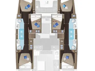Yacht hire Alimos cheap Lagoon 51