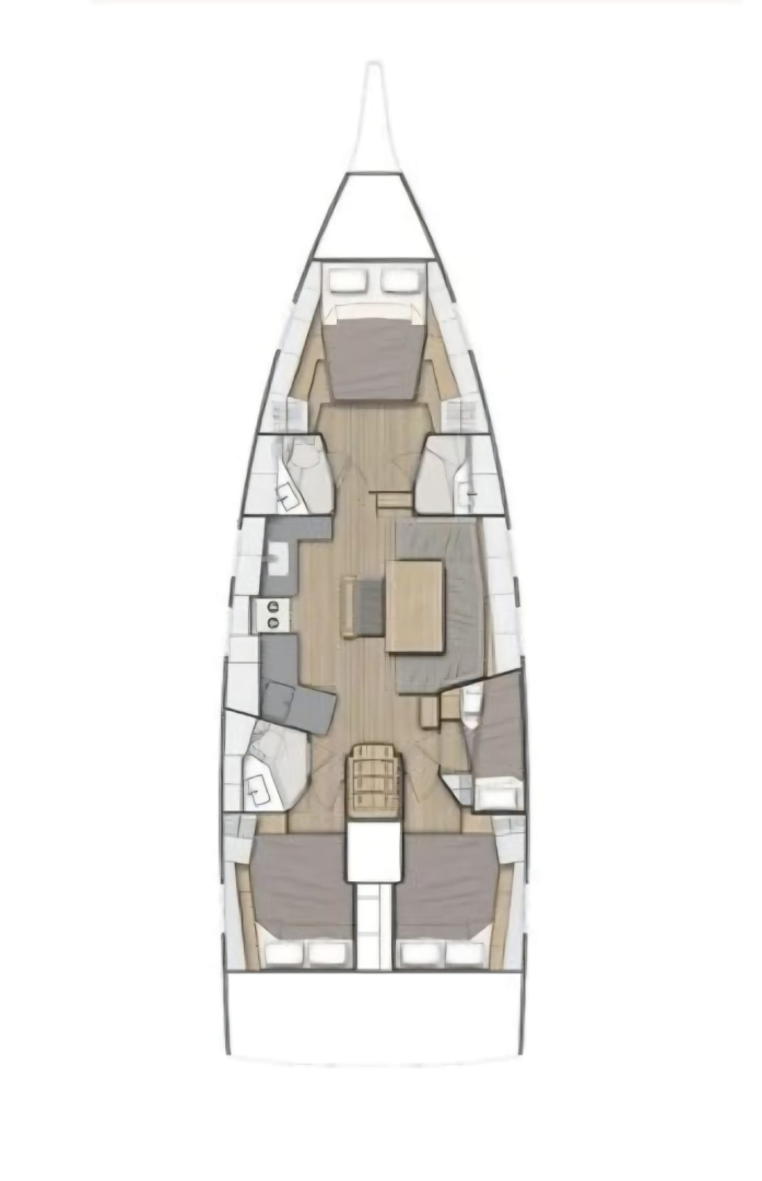 Yacht charter Seget Donji - Bénéteau Oceanis 47 - 4 cab. on SamBoat