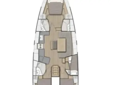 Yacht charter Seget Donji - Bénéteau Oceanis 47 - 4 cab. on SamBoat