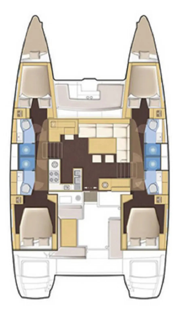 Charter a Lagoon Lagoon 450 F in Marmaris on Samboat