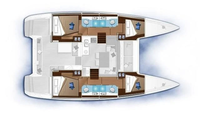 Lagoon Lagoon 40 charter bareboat or skippered in  Rhodes (City)