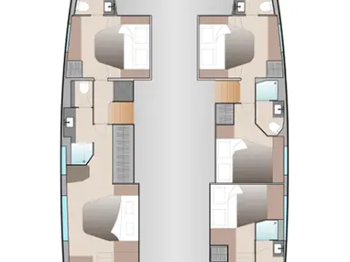 Yacht charter Road Town - Fountaine Pajot Aura 51 on SamBoat