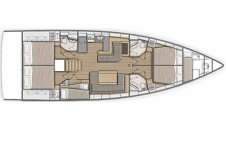 Hire Sailboat Bénéteau with a boat licence