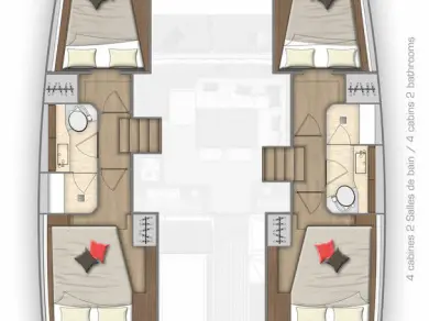 Yacht hire Ao Po cheap Lagoon 40