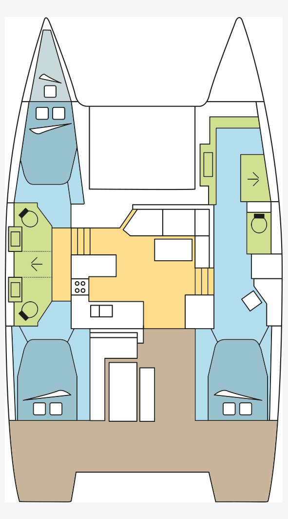 Yacht hire Marseille cheap Astrea 42