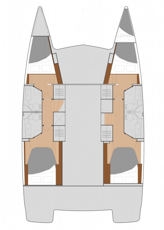 Catamaran hire in Paros (Island) - Fountaine Pajot Isla 40