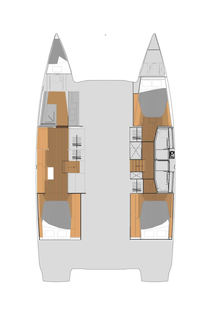 Yacht hire Mai Khao cheap Fountaine Pajot Elba 45 - 3 + 2 cab.