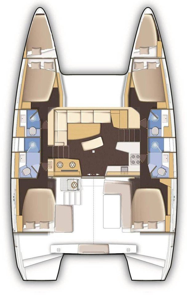 Catamaran hire in Rogoznica - Lagoon Lagoon 42