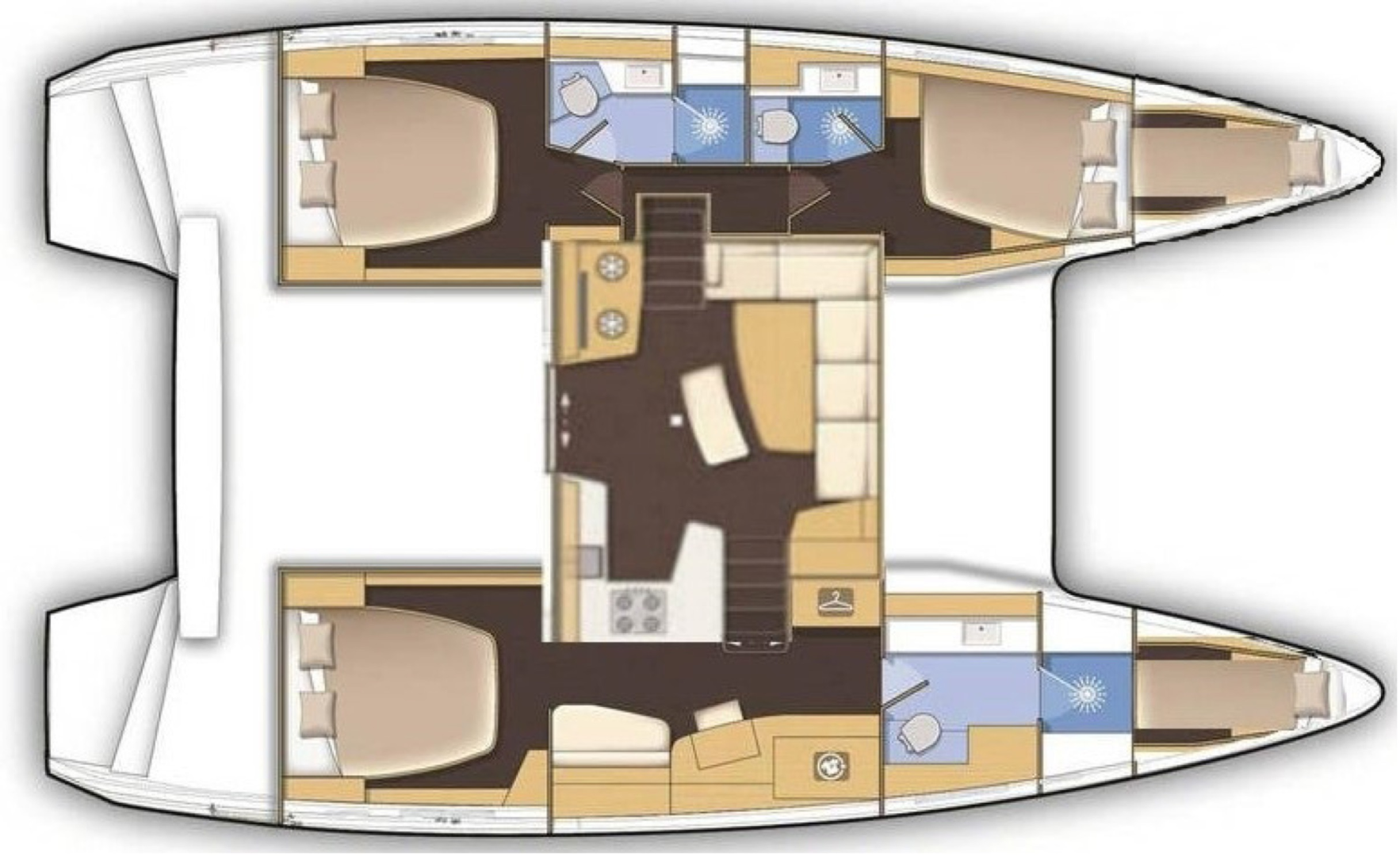 Hire Catamaran with or without skipper Lagoon Rogoznica