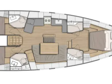 Hire Sailboat Bénéteau with a boat licence