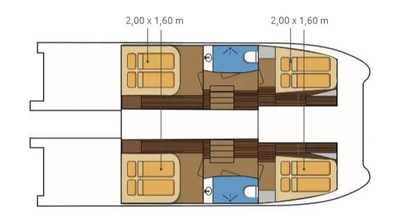 Yacht charter Primošten - Fountaine Pajot Fountaine Pajot MY 37 on SamBoat