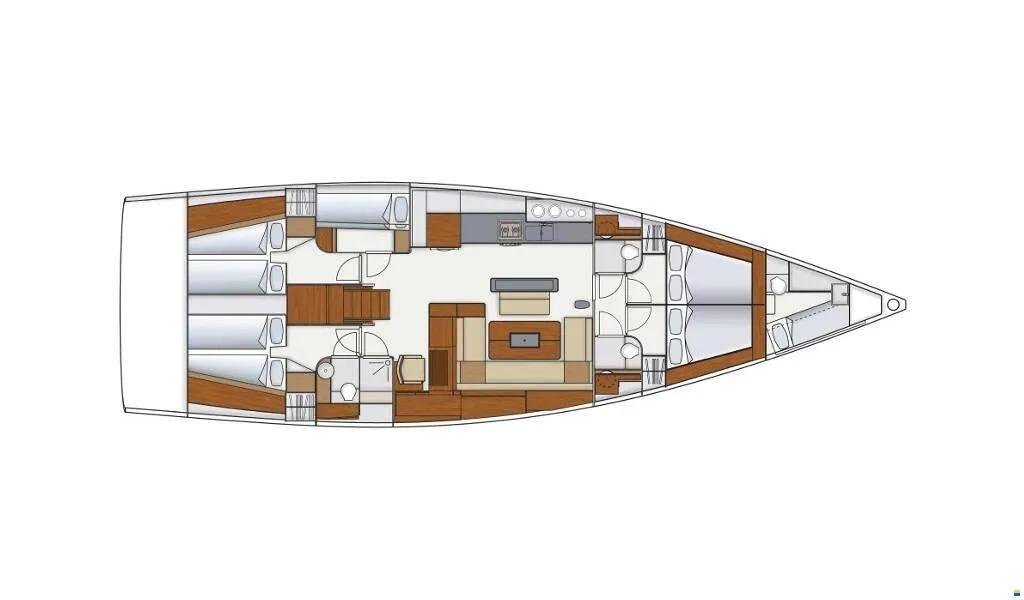 Sailboat hire in Primošten - Hanse Hanse 575