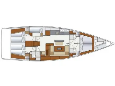Sailboat hire in Primošten - Hanse Hanse 575