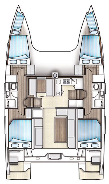 Hire Catamaran with or without skipper Nautitech Punat