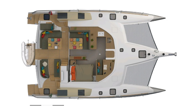 Hire Catamaran Neel with a boat licence