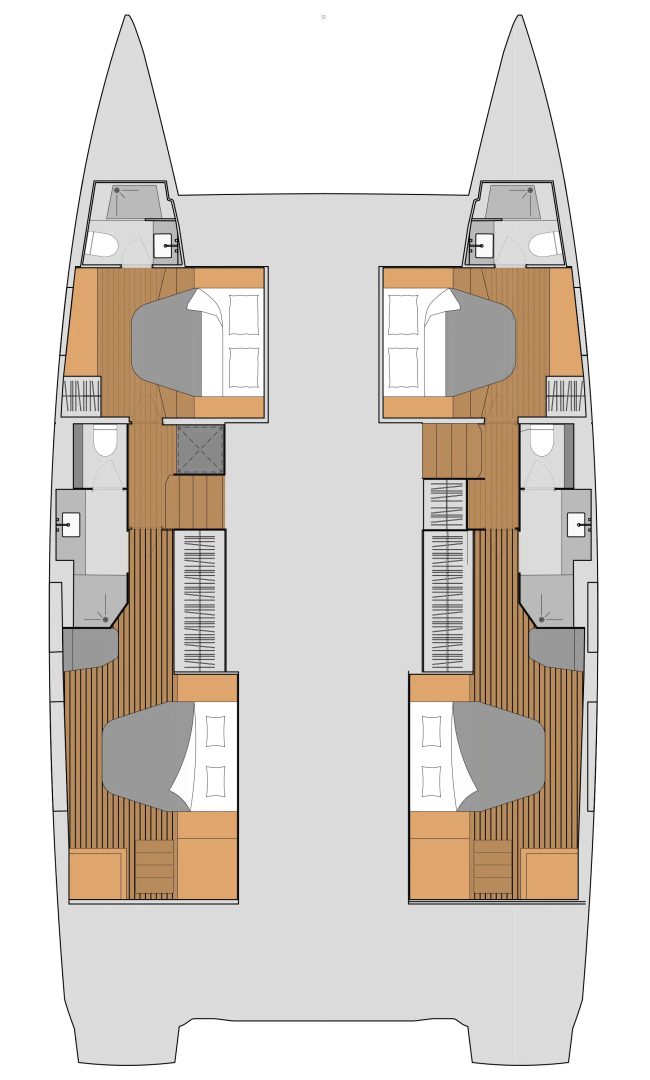 Hire Catamaran Fountaine Pajot with a boat licence