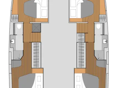 Hire Catamaran Fountaine Pajot with a boat licence