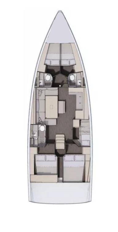 Yacht hire Dénia cheap Dufour 470