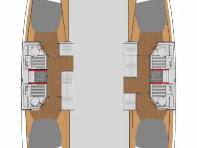 Catamaran hire in Pomer - Fountaine Pajot Astrea 42
