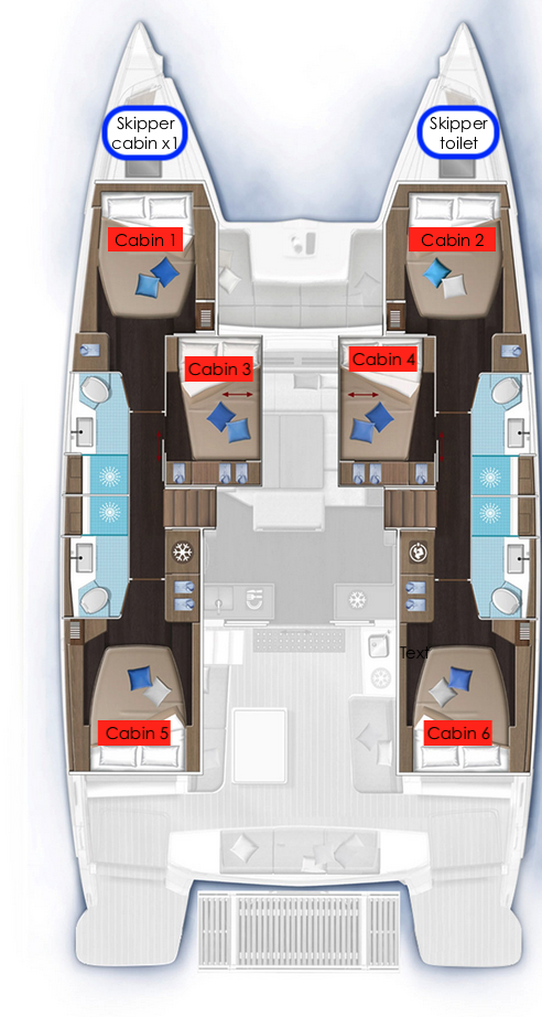 Hire Catamaran with or without skipper Lagoon Mai Khao