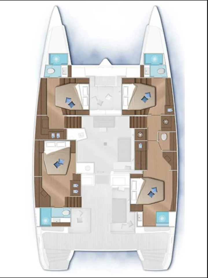 Hire Catamaran Lagoon with a boat licence