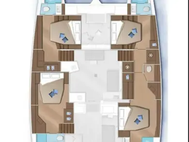 Hire Catamaran Lagoon with a boat licence