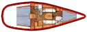 Hire Sailboat Bénéteau with a boat licence