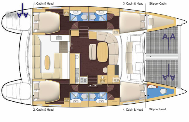 Catamaran to hire San Vincenzo at the best price