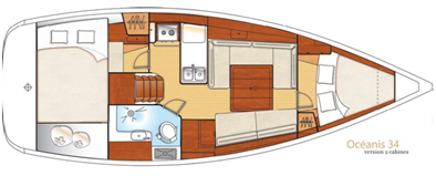 Bénéteau Oceanis 34 charter bareboat or skippered in  San Vincenzo