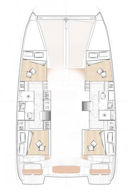 Hire Catamaran Excess with a boat licence