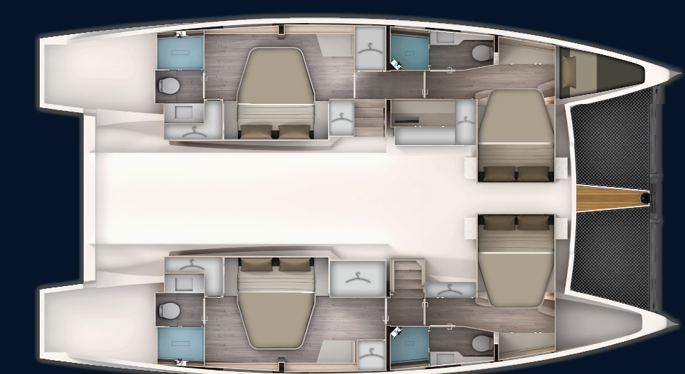 Aventura Aventura 45 charter bareboat or skippered in  Seget Donji