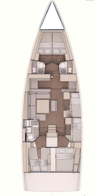Yacht charter Préveza - Dufour Dufour 530 on SamBoat