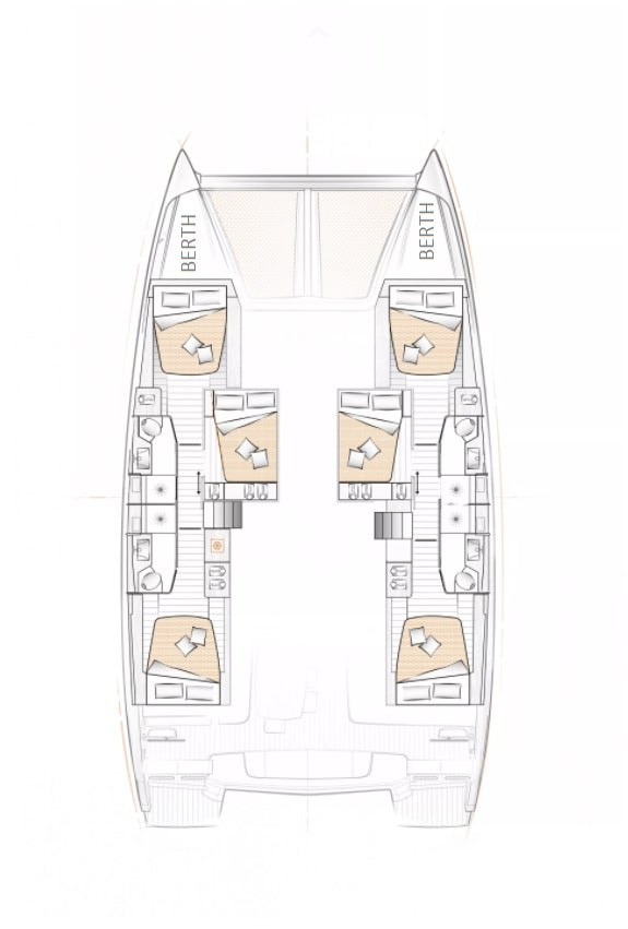 Hire Catamaran Excess with a boat licence