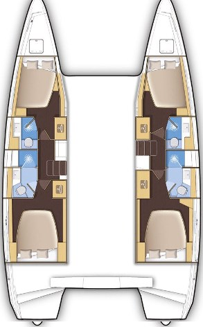 Hire Catamaran Lagoon with a boat licence