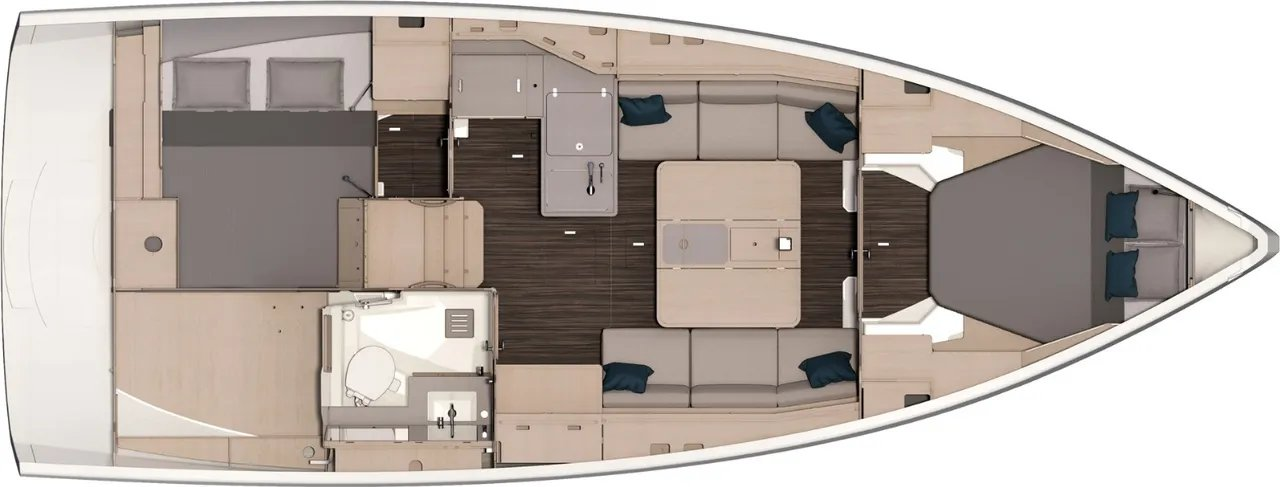 Hire Sailboat with or without skipper Dufour Palermo